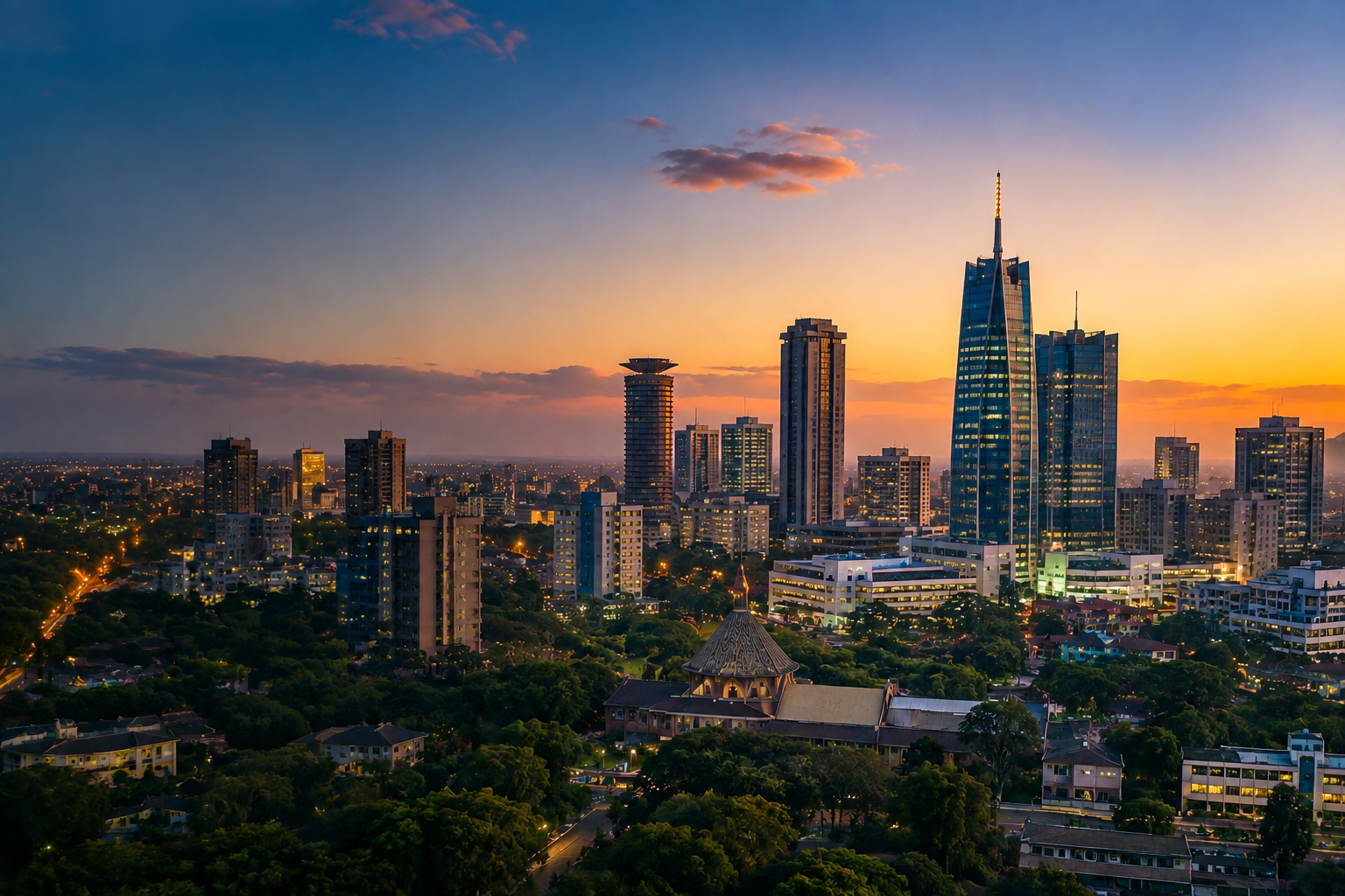 Nairobi skyline